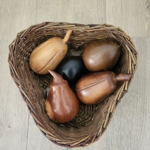 Vintage Wooden Fruit Decor